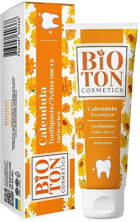 Bioton Cosmetics Anti-Cavity Calendula Toothpaste, 100 mL