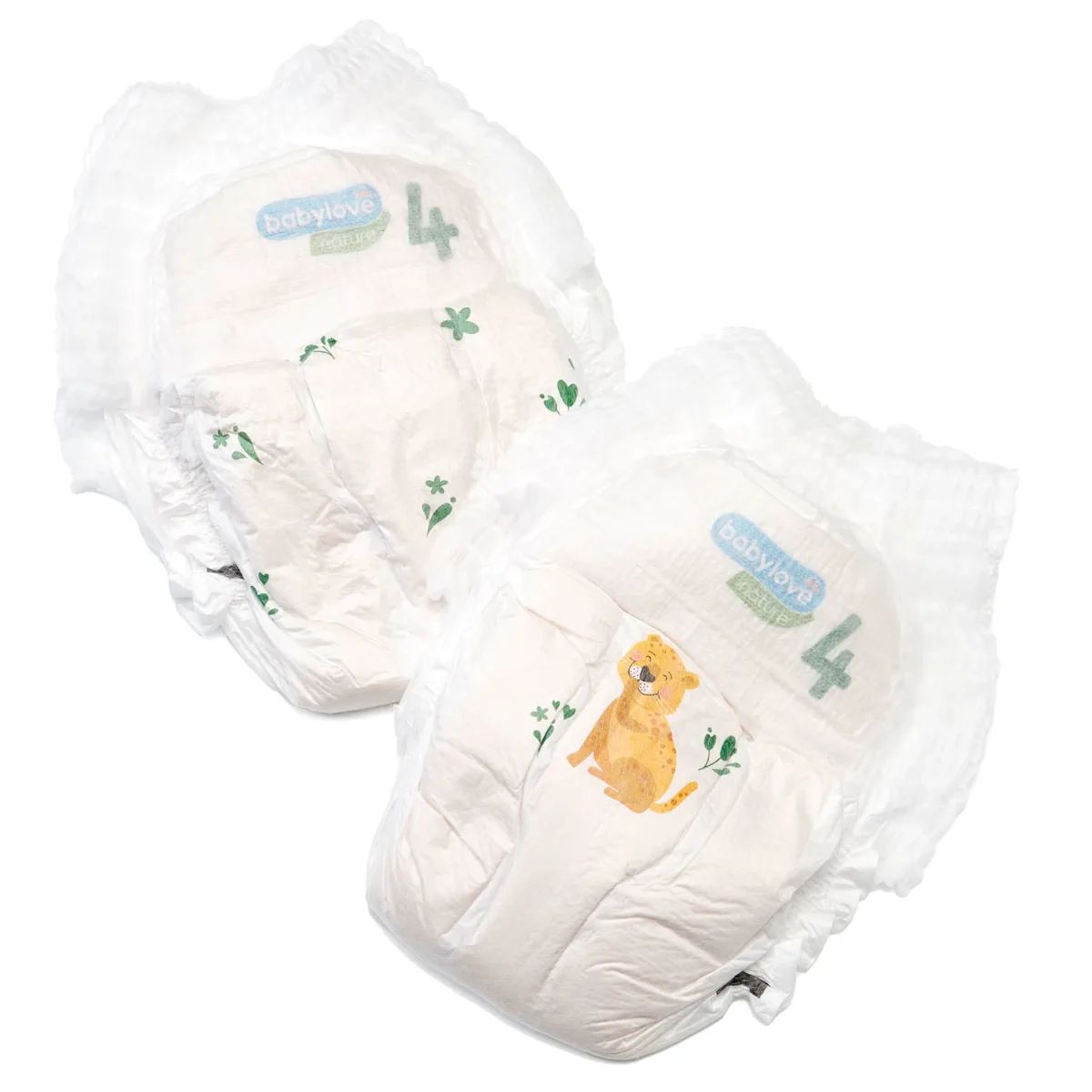 Babylove Nature Size 4 Baby Pull-Up Diaper Pants, 9-15 kg, 20 pcs - Image 3