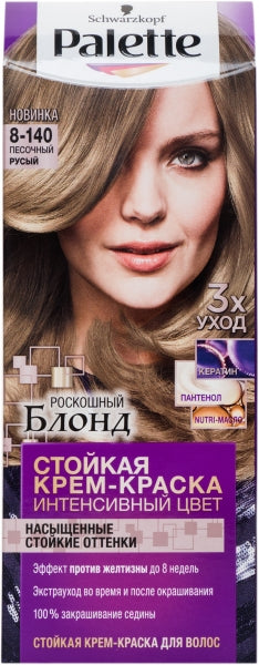 Palette 8-140 Sandy Blonde Hair Color, 110 mL