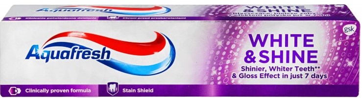 Aquafresh White & Shine Toothpaste, 100 mL