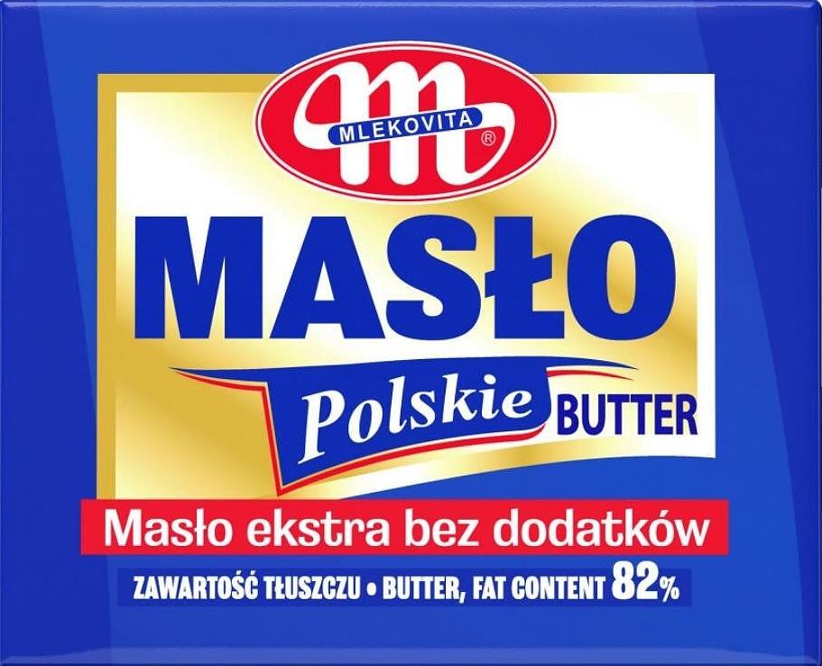 Mlekovita Polish 82% Butter, 200 g