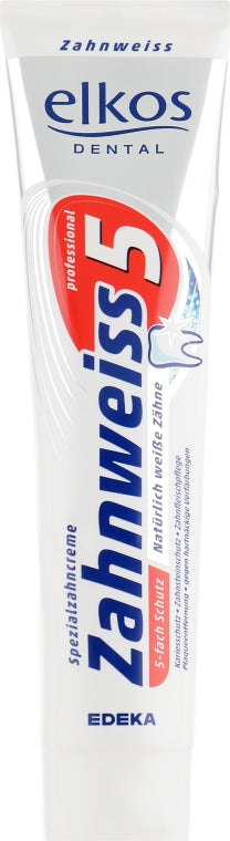 Elkos Whitening 5 Toothpaste, 125 mL