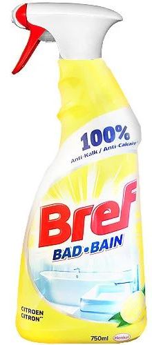 Bref Lemon Bathroom Cleaner Spray, 750 mL