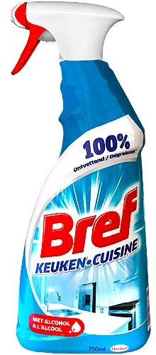 Bref Kitchen Cleaner Spray, 750 mL