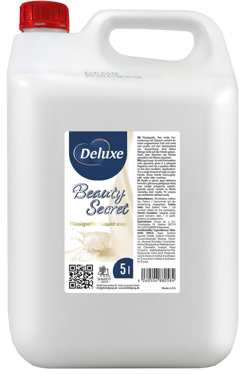 Deluxe Beauty Secret Liquid Cream Soap, 5 L
