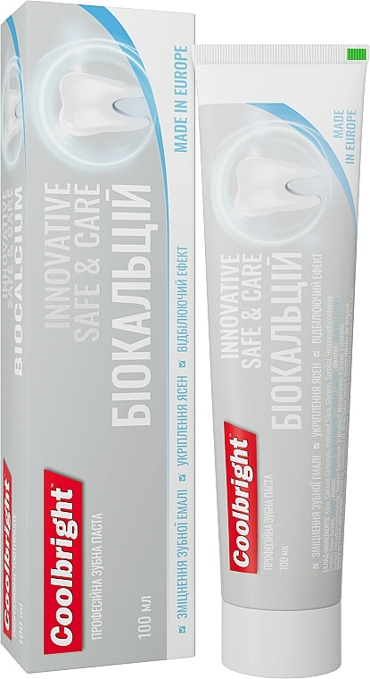 Coolbright Innovative Safe & Care Biocalcium Toothpaste, 100 mL