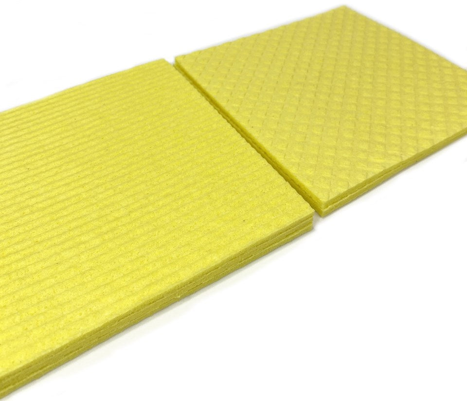 Tofix Professional Yellow Cellulose Cleaning Cloths, 16 x 17 cm, 5 pcs - Image 2