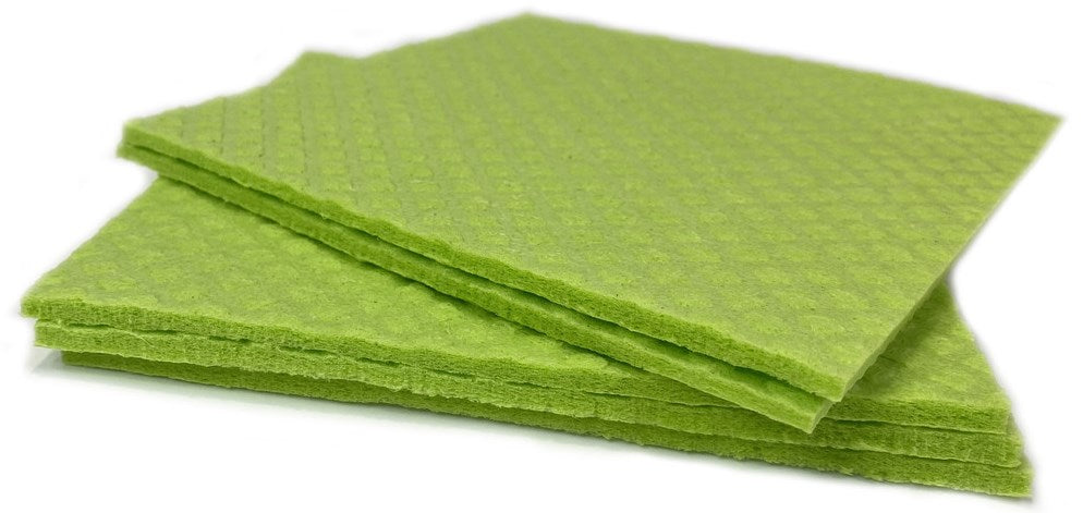 Tofix Professional Green Cellulose Cleaning Cloths, 16 x 17 cm, 5 pcs - Image 2