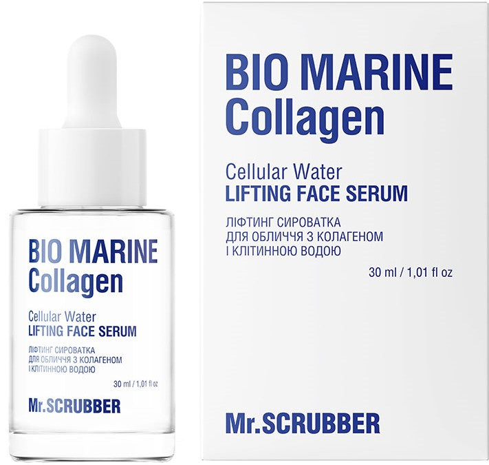 Mr. Scrubber Bio Marine Collagen Lifting Facial Serum with Collagen & Cell Water, 30 mL