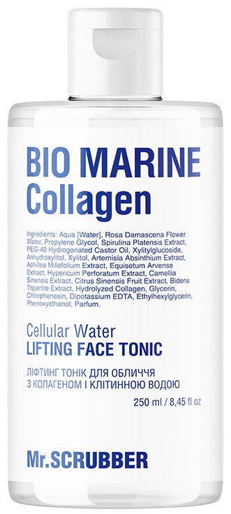 Mr. Scrubber Bio Marine Collagen Lifting Facial Toner with Collagen & Cell Water, 250 mL