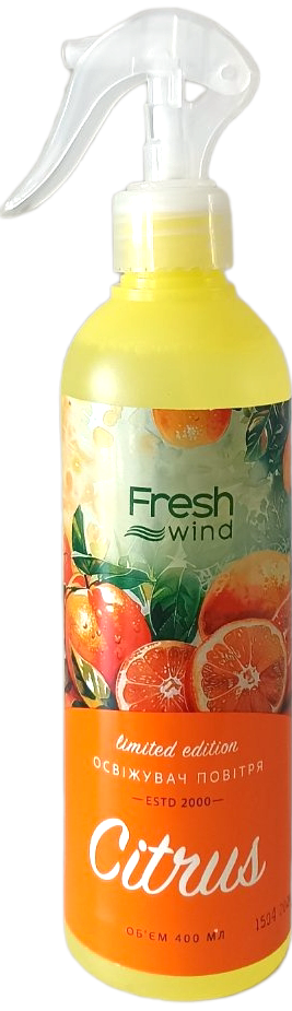 Fresh Wind Citrus Liquid Air Freshener, 400 mL