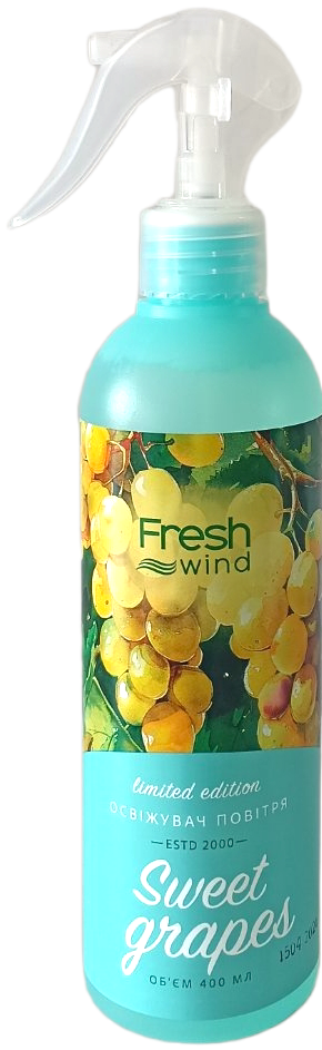 Fresh Wind Sweet Grapes Liquid Air Freshener, 400 mL