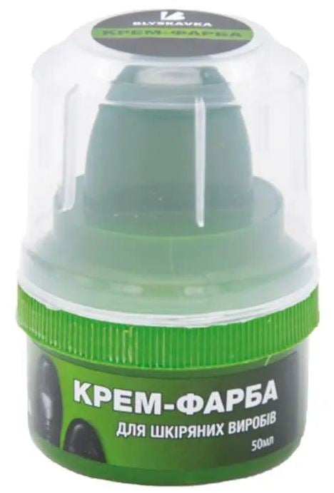 Blyskavka Black Shoe Cream Dye, 50 mL