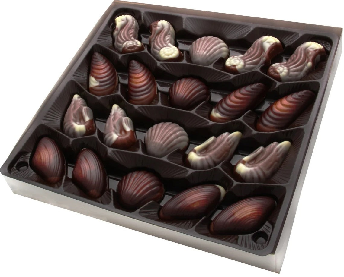 Maitre Truffout Seafood-Shaped Chocolates with Hazelnut Filling, 250 g - Image 2