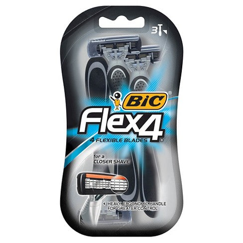 BIC Flex 4 Comfort Razors, 3 pcs