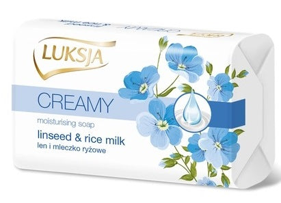 Luksja Linseed & Rice Milk Bar Soap, 90 g