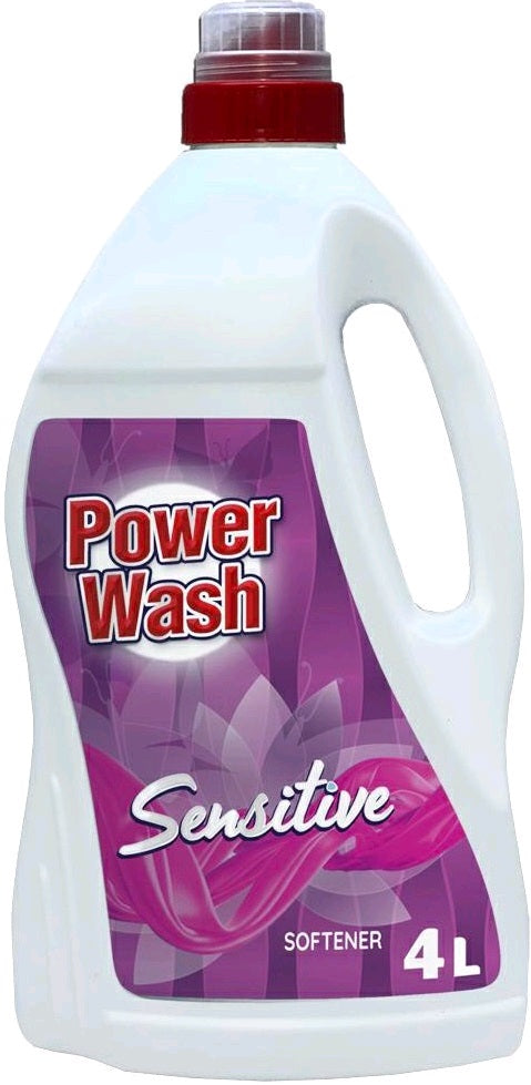 Power Wash Sensitive Fabric Softener, 4 L