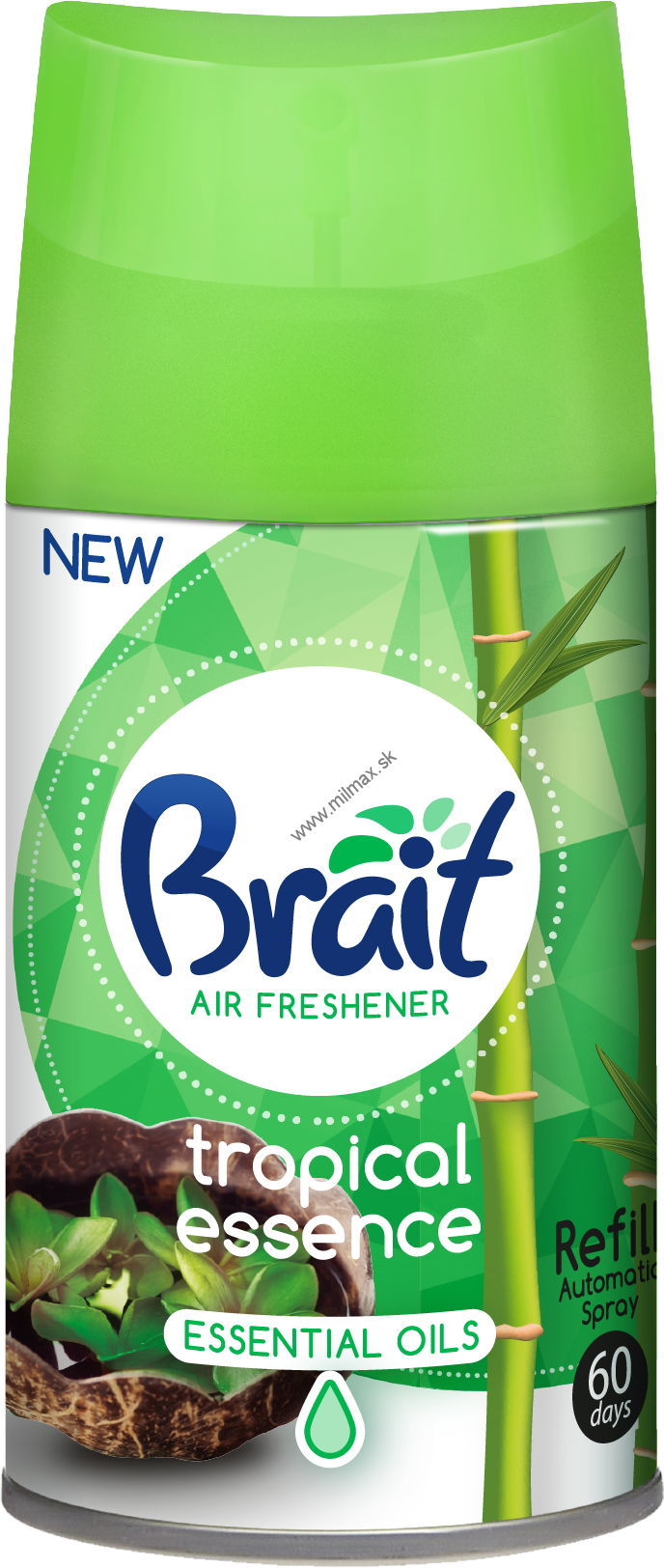 Brait Tropical Essence Automatic Air Freshener Refill, 250 mL