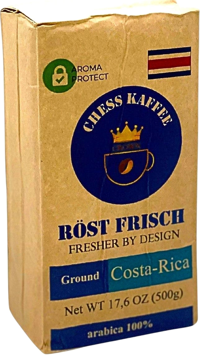 Chess Kaffee Costa Rica 100% Arabica Ground Coffee, 500 g