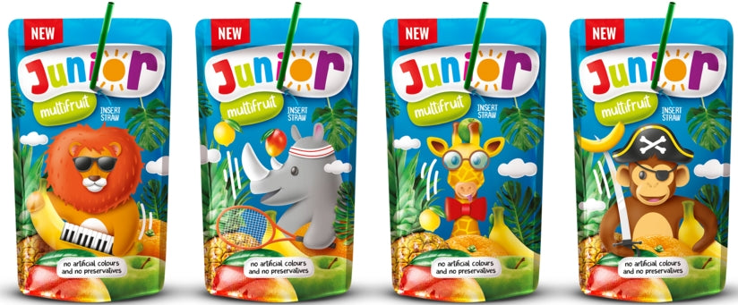 Junior Multifruit Kids Juice, 200 mL