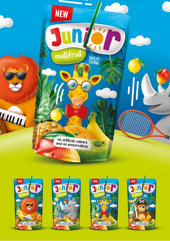 Junior Multifruit Kids Juice, 200 mL - Image 2
