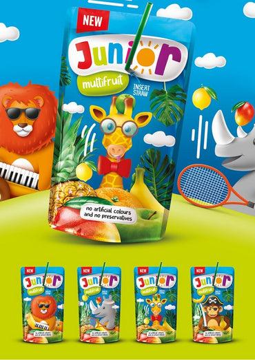 Junior Multifruit Kids Juice, 200 mL - Image 2