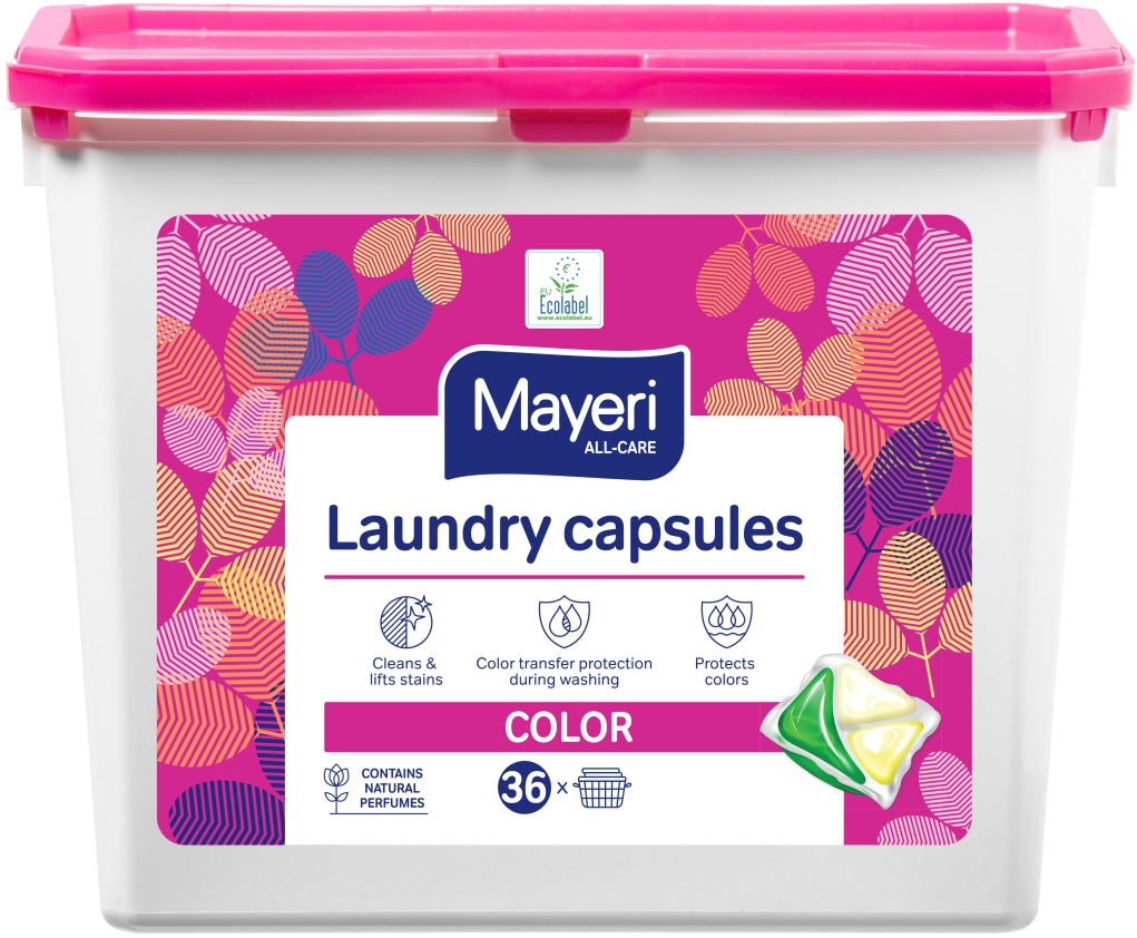 Mayeri Color Laundry Detergent Pods, 36 pcs (Price per 1 pc)