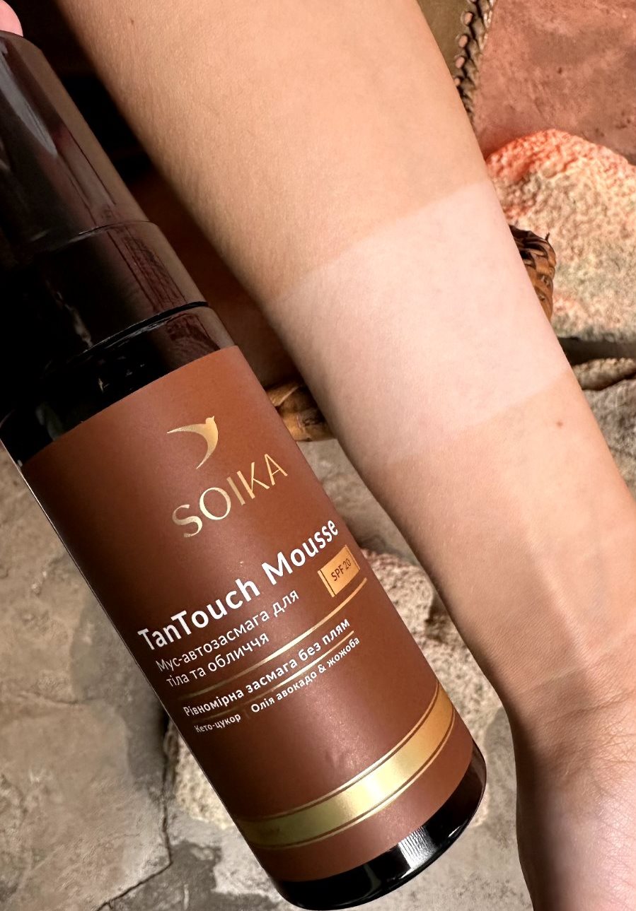Soika SPF 20 Dark Face & Body Self-Tanning Mousse, 150 mL - Image 3