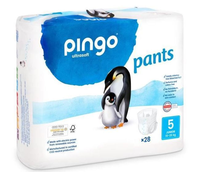 Pingo 5 Baby Pull-Up Diaper Pants, 28 pcs, 15-25 kg