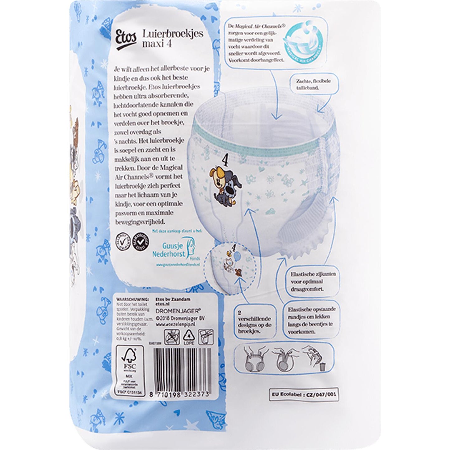 Etos Maxi 4 Baby Pull-Up Diaper Pants, 24 pcs, 8-15 kg - Image 2