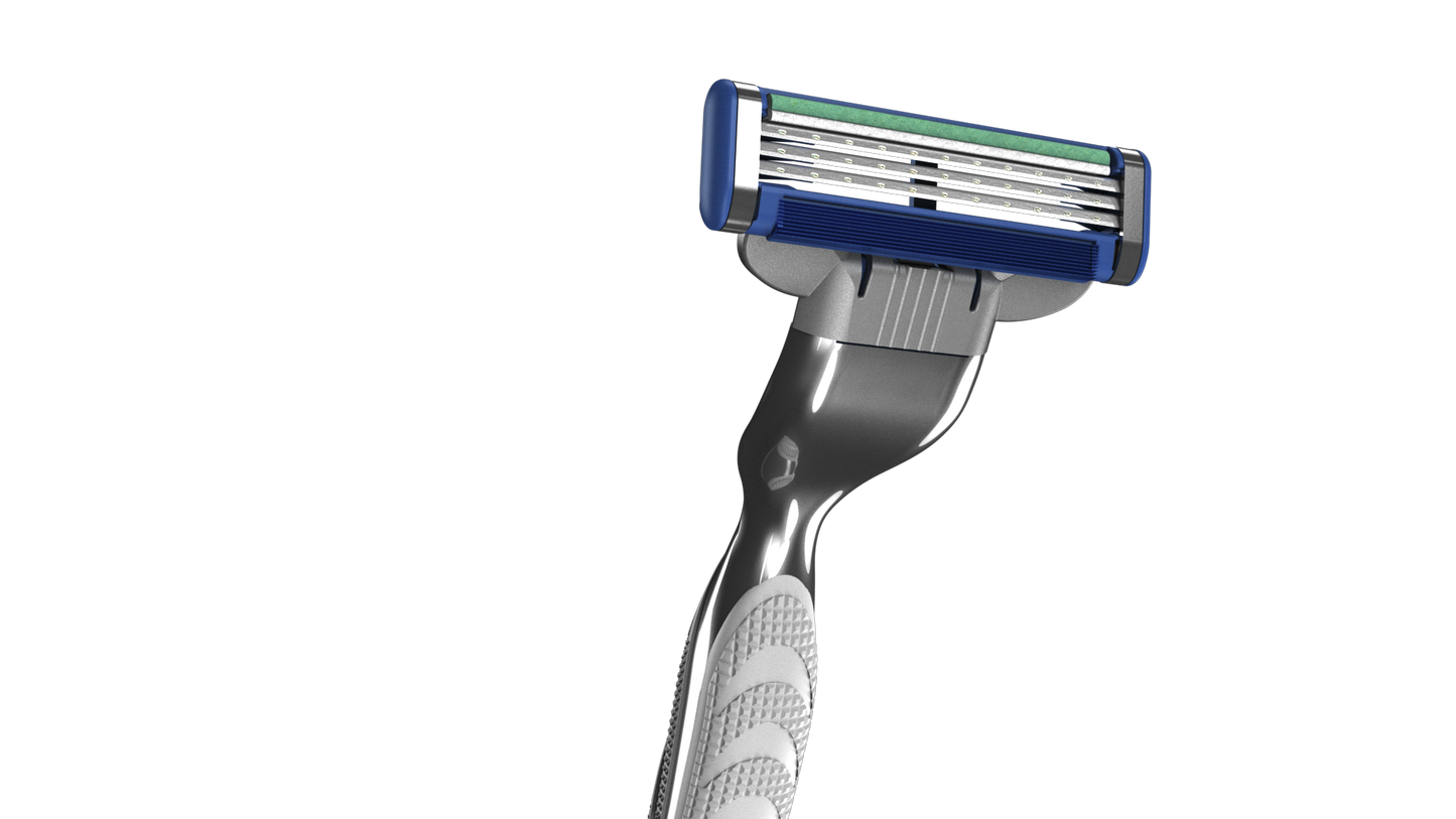 Gillette Mach3 Turbo Razor with 2 Replacement Cartridges - Image 2