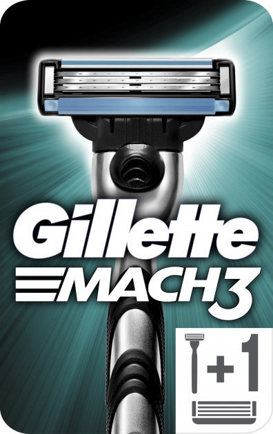 Gillette Mach3 Razor with 2 Replacement Cartridges