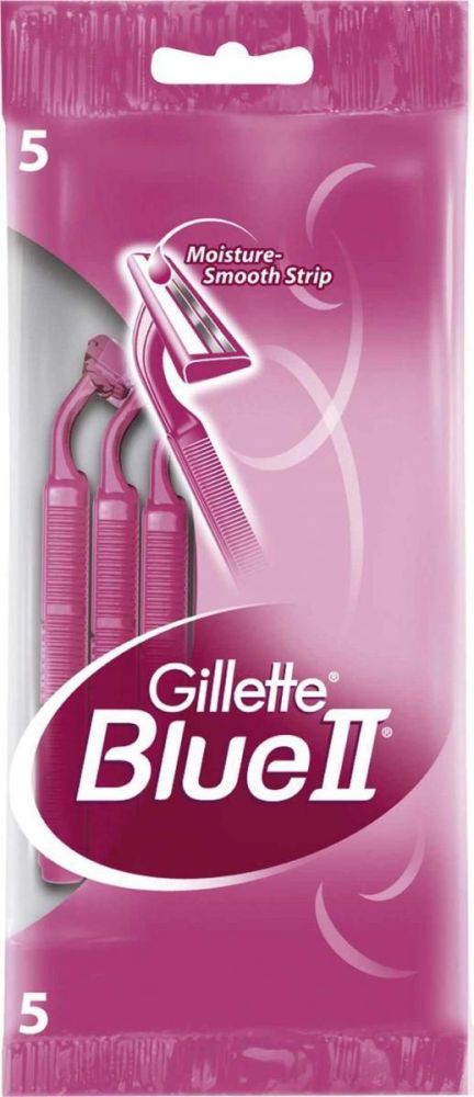 Gillette Blue 2 Women's Razors, 5 pcs