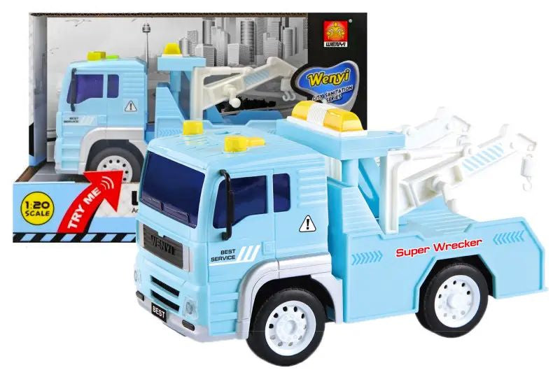 Wenyi WY530B Friction-Powered Toy Tow Truck