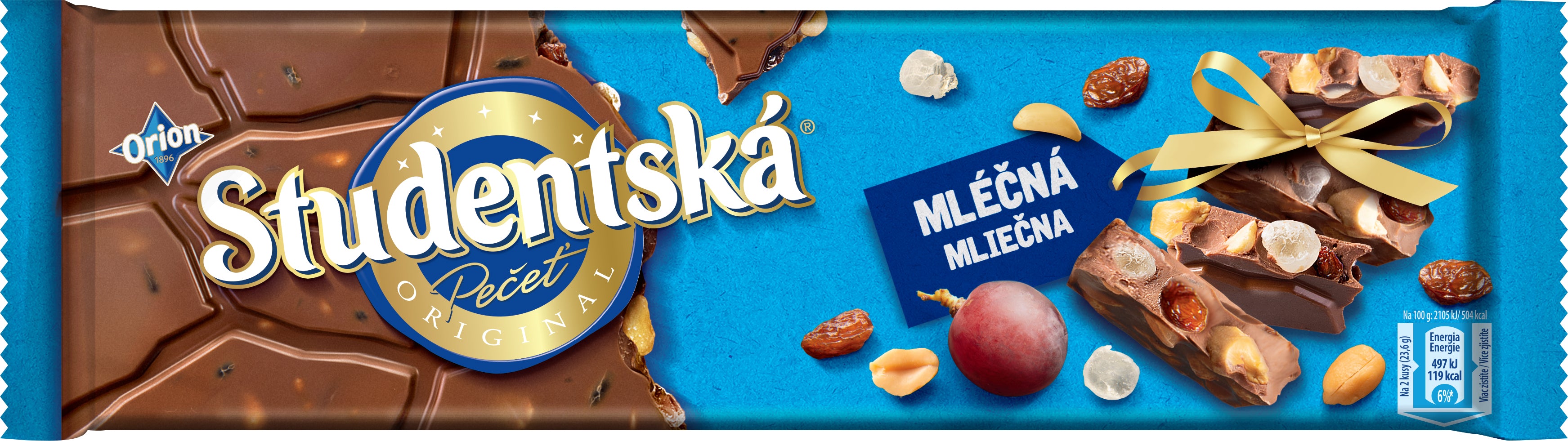Orion Studentska Milk Chocolate, 260 g
