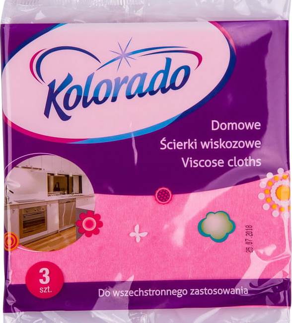 Kolorado Viscose Cleaning Cloths, 3 pcs - Image 2