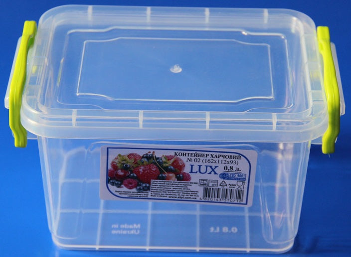 Al-Plastik LUX No. 2 Food Container, 0.8 L - Image 4