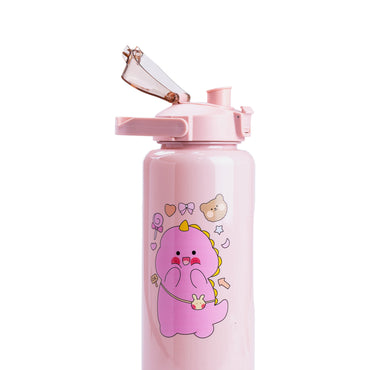 Dinosaur Pink 3-in-1 Water Bottle Set, 300 mL, 700 mL & 2 L - Image 2