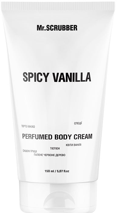 Mr. Scrubber Spicy Vanilla Perfumed Body Cream, 150 mL