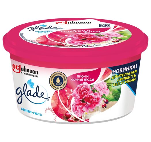 Glade Peony & Juicy Berries Air Freshener Mini Gel, 70 g