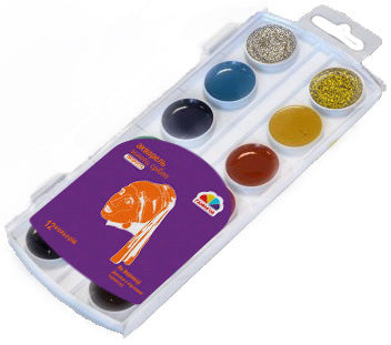 Gamma Creativity 400110 Watercolor Paint Set, 12 Colors - Image 2