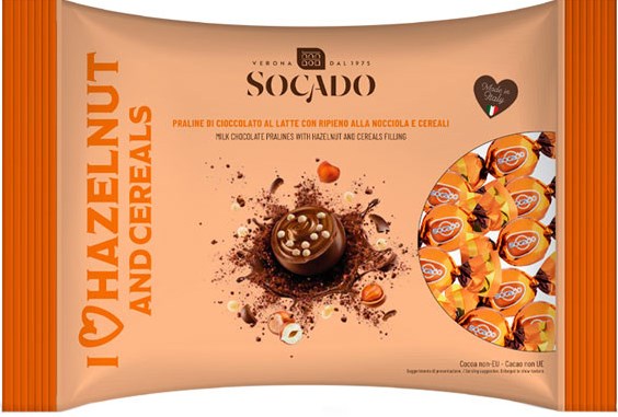 Socado Hazelnut & Cereals Candy, 1 kg
