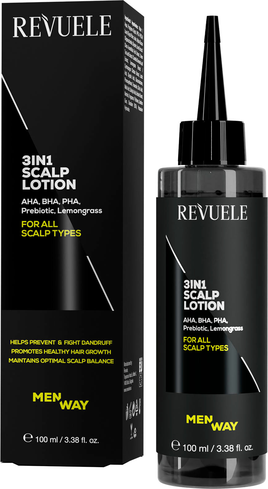 Revuele Men Way 3-in-1 Scalp Lotion, 100 mL