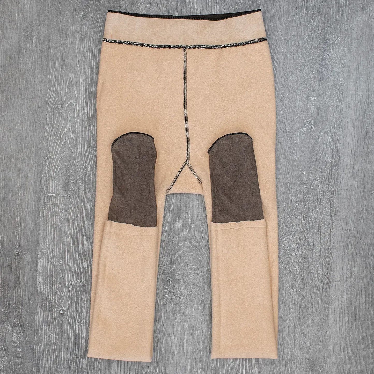 Black Bare-Leg Effect Pantyhose, Size XL - Image 3