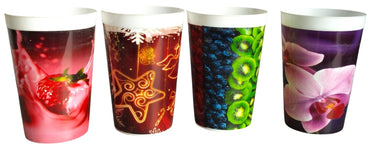 Decorated Plastic Cup, 0.4 L - Image 2