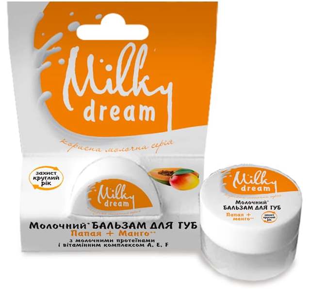 Milky Dream Papaya & Mango Lip Balm, 5 g