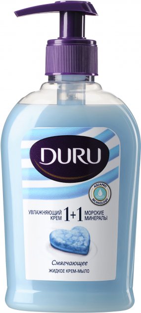 Duru 1+1 Moisturizing Cream & Sea Minerals Liquid Hand Soap, 300 mL