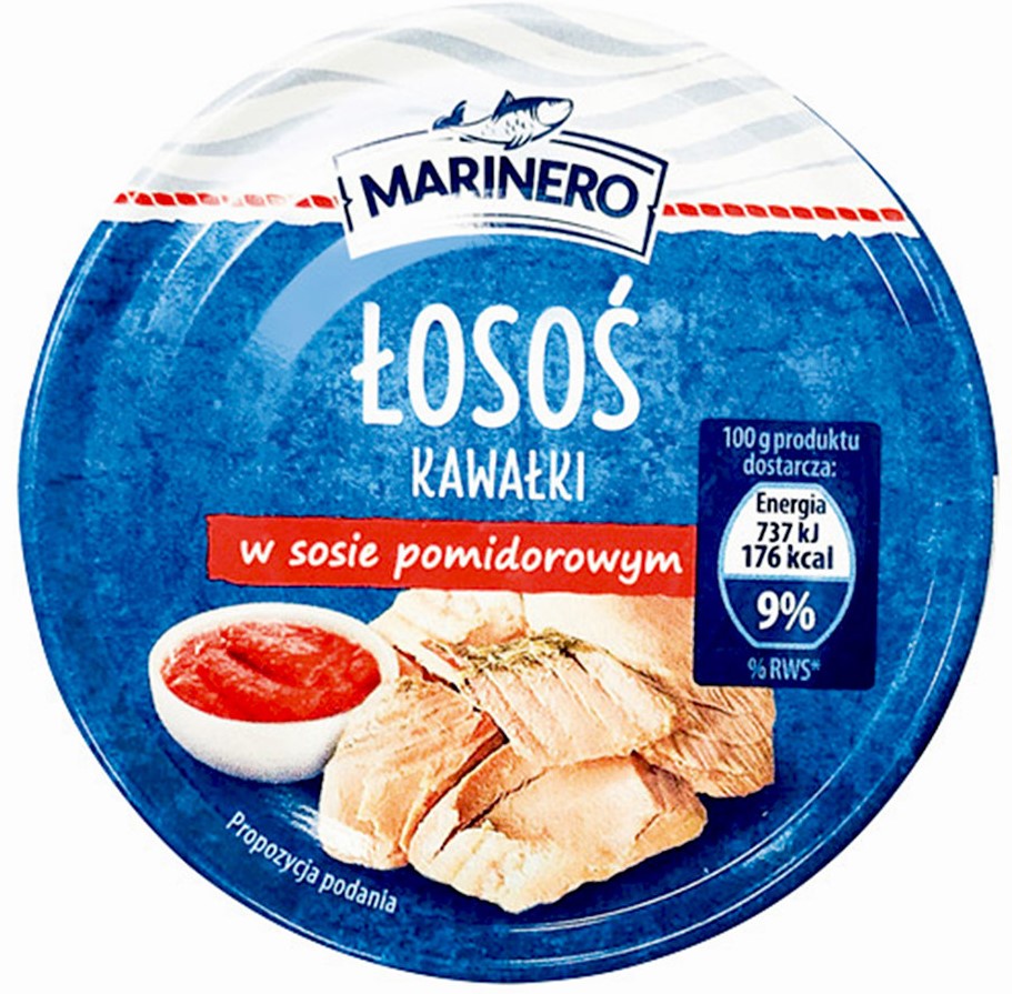 Marinero Salmon Pieces in Tomato Sauce, 150 g