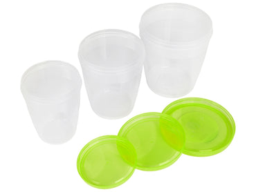 Al-Plastik Twist Box 3-in-1 Airtight Food Storage Container Set, 1.7 L + 1.3 L + 900 mL - Image 2