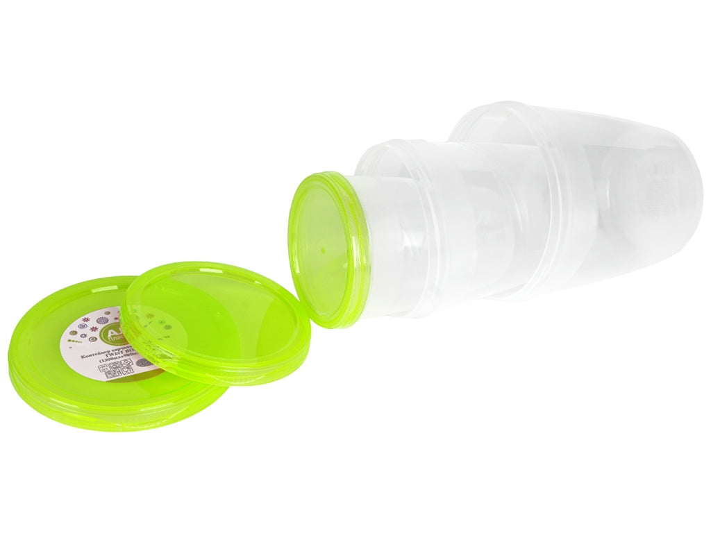 Al-Plastik Twist Box 3-in-1 Airtight Food Storage Container Set, 1.7 L + 1.3 L + 900 mL - Image 3